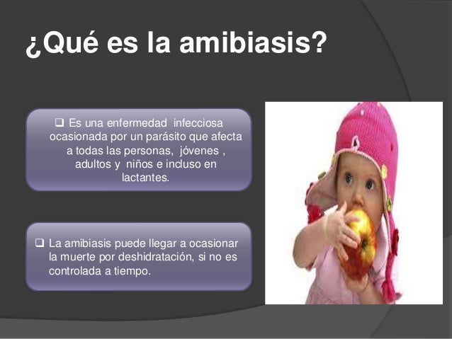 amibiasis en lactantes